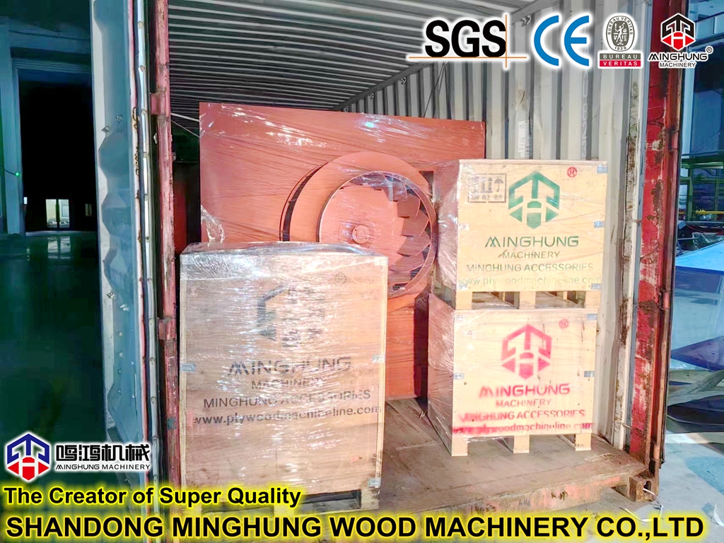 secador de malha de folheado carregando