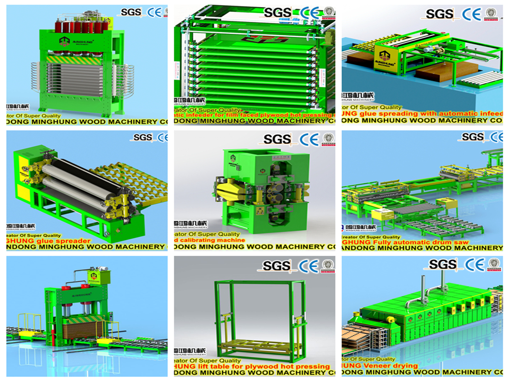MINGHUNG plywood machine MINGHUNG Máquina de madeira compensada