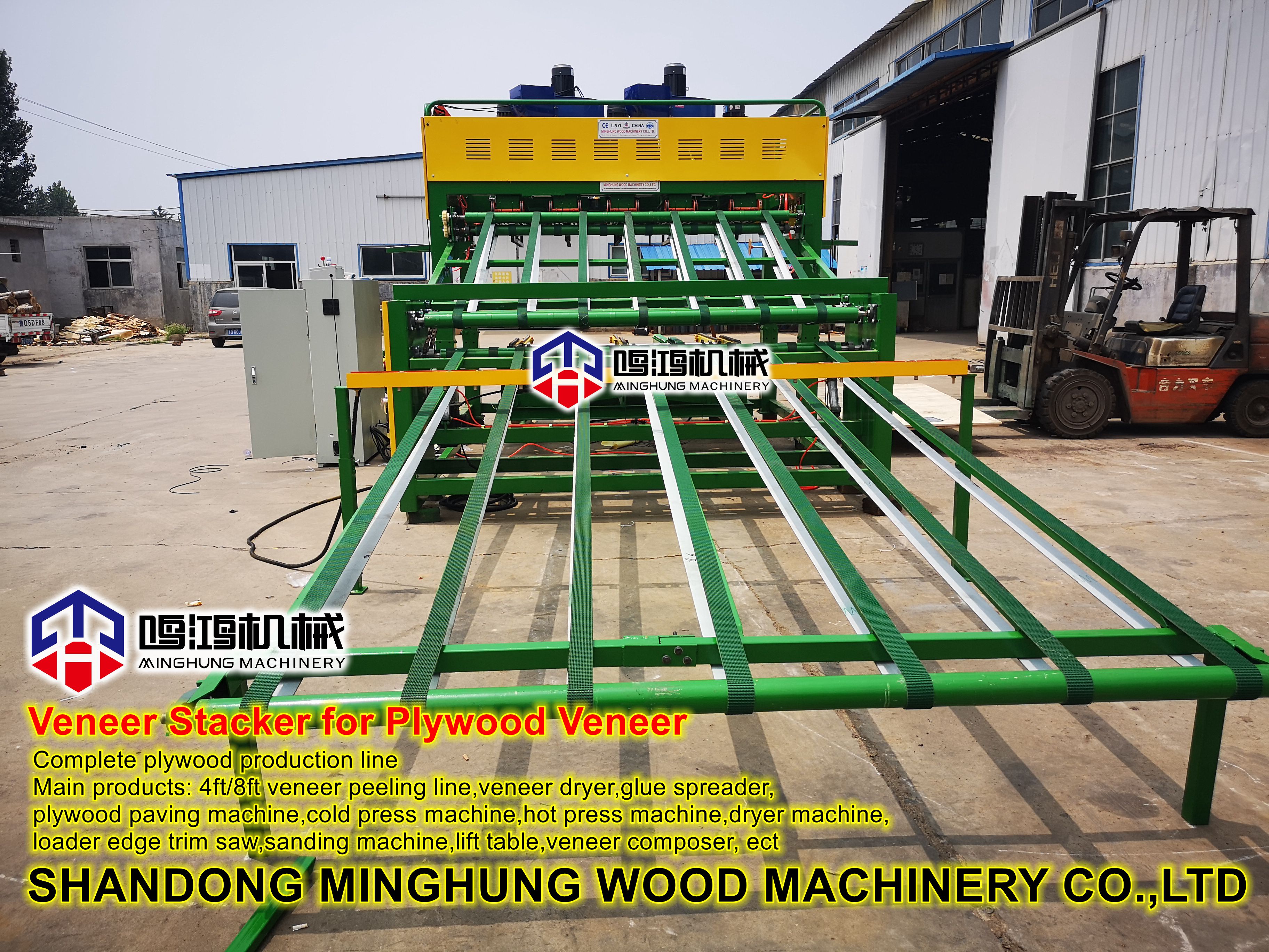 veneer stacking machine máquina de folheado para fazer folheado