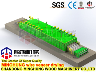 secagem de folheado para folhas de compensado 