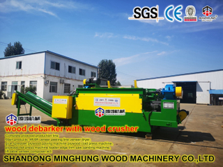 Descascador de madeira para descascar toras de pinheiro