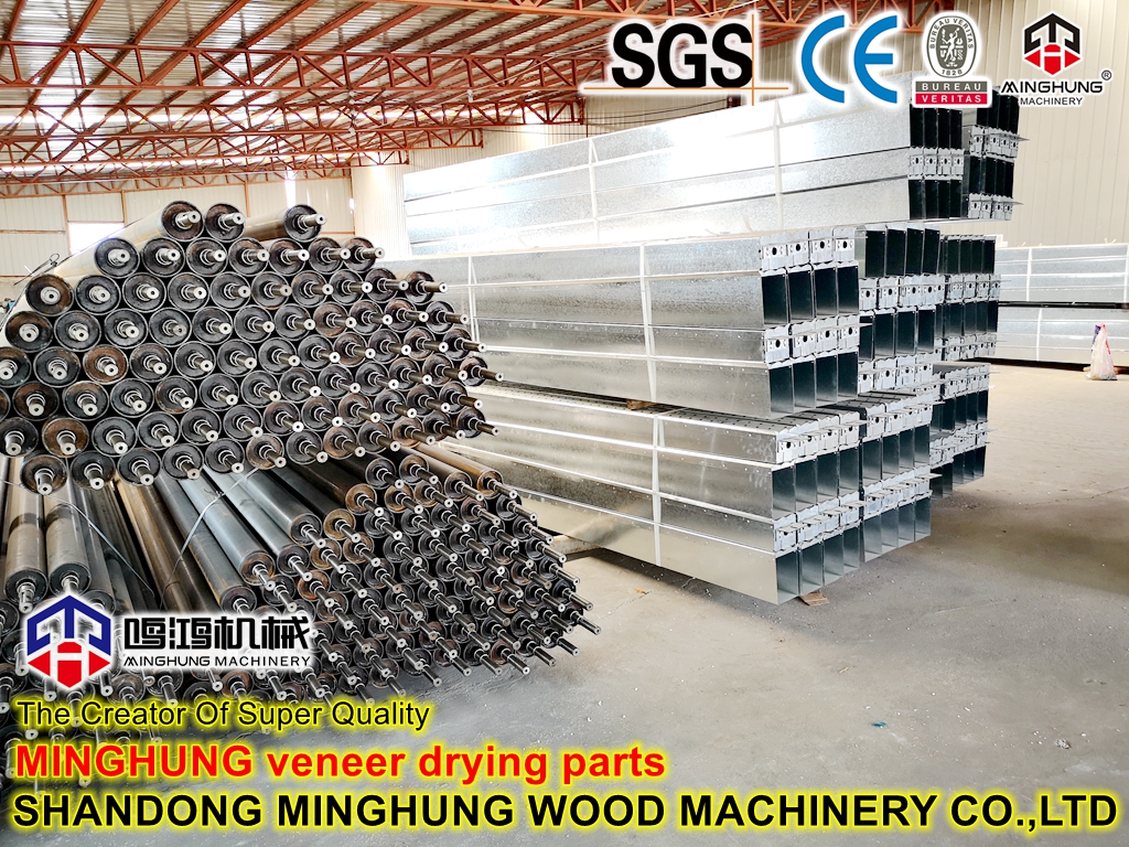 rolo para secagem de folheado