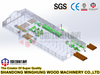 linha completa da máquina de produção de madeira compensada
