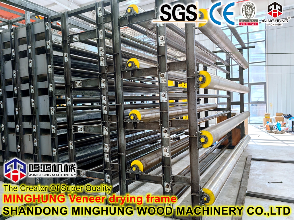 Fã da estrutura do secador de folheado 