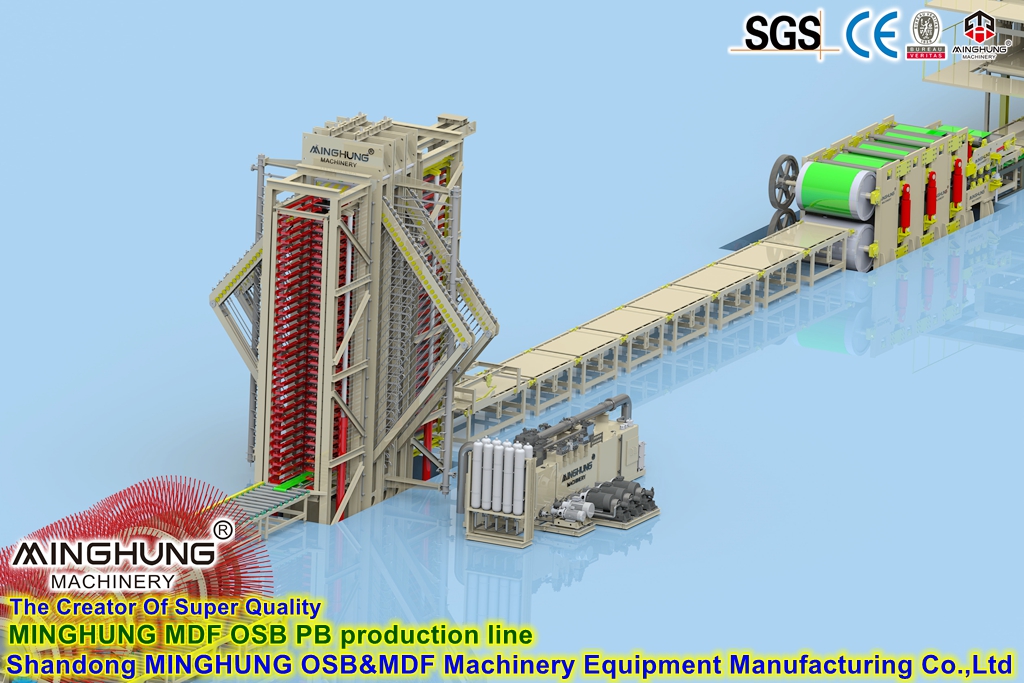 Fabricante de linha de aglomerado OSB MDF HDF: Prensa a quente de compensado para serviços pesados/máquina de prensagem/máquina de prensa térmica/máquina de prensa hidráulica para fabricação de componentes de móveis