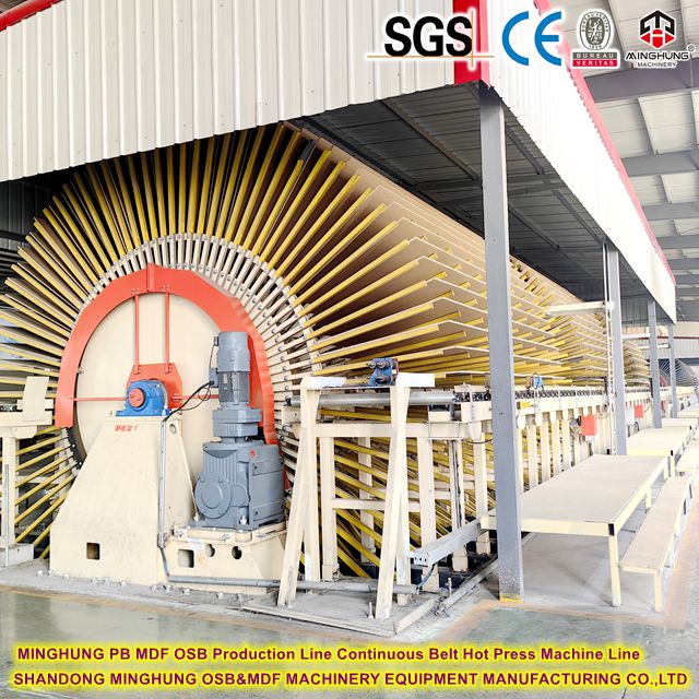 PB MDF OSB CINTO CONTÍNO LINHA DE MÁQUINA DE MÁQUINA
