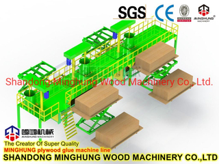 Espalhador de cola de folheado de madeira compensada para espalhar painel de colagem de revestimento