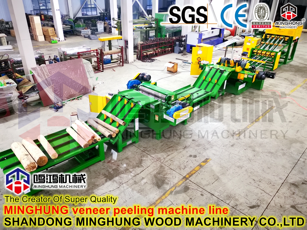 MINGHUNG Linha automática de peeling de folheado