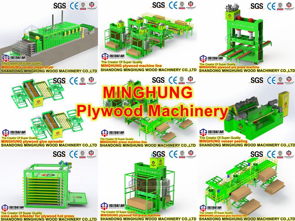 Máquinas de madeira compensada da China