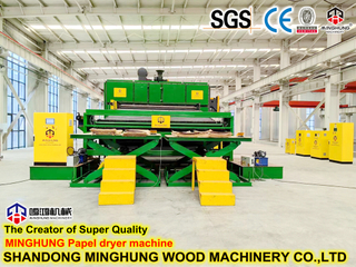 Máquina secadora de malha de folheado modelo padrão de entrega rápida