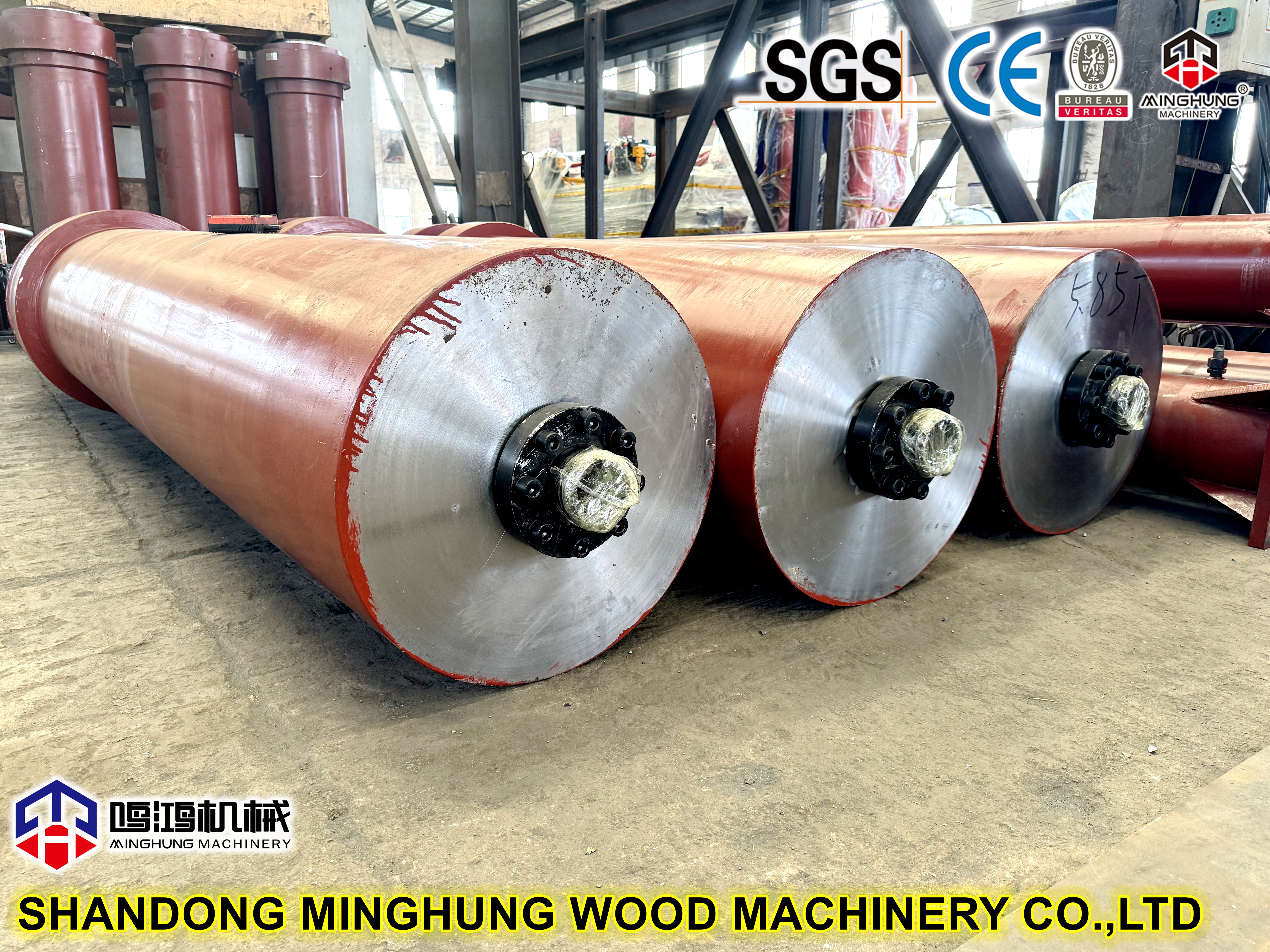 cilindros de óleo para máquina de prensagem a quente multicamadas