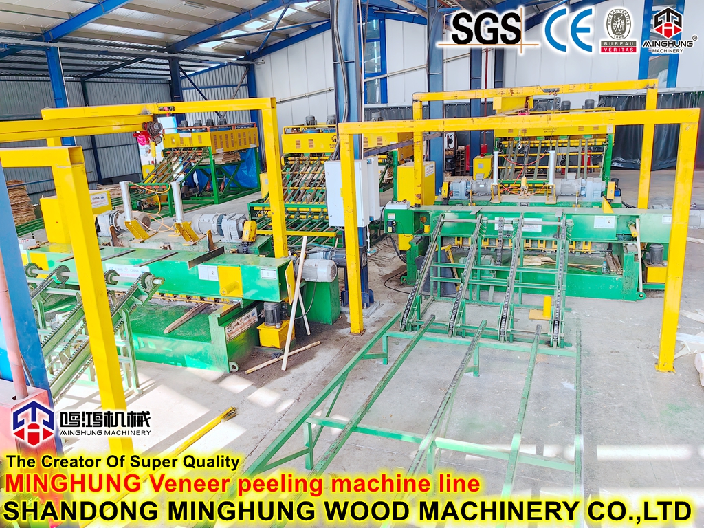 torno de folheado china minhung 