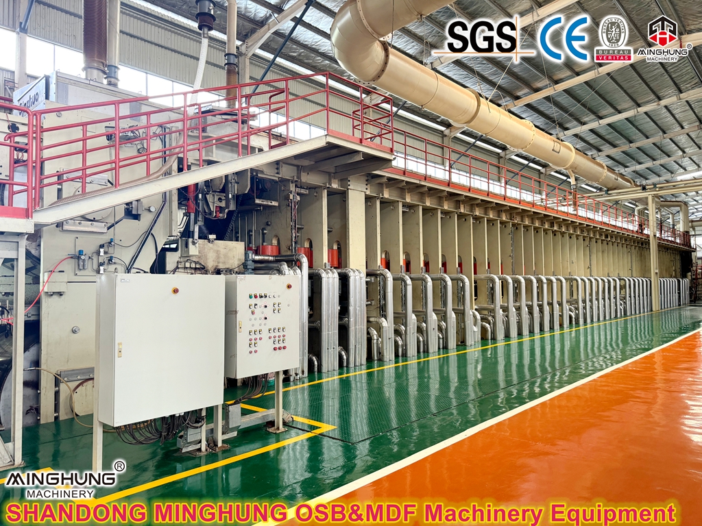 Conti-roll Hot Press por fazer da placa de chips OSB MDF