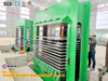 Máquina de Prensagem de Veneer Máquina de Prensagem a Quente