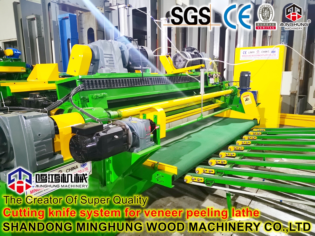 para fatiar e descascar folheado 