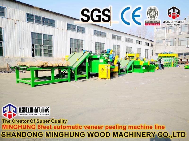 MINGHUNG LINHA DE PEELING 8FEET VENEER