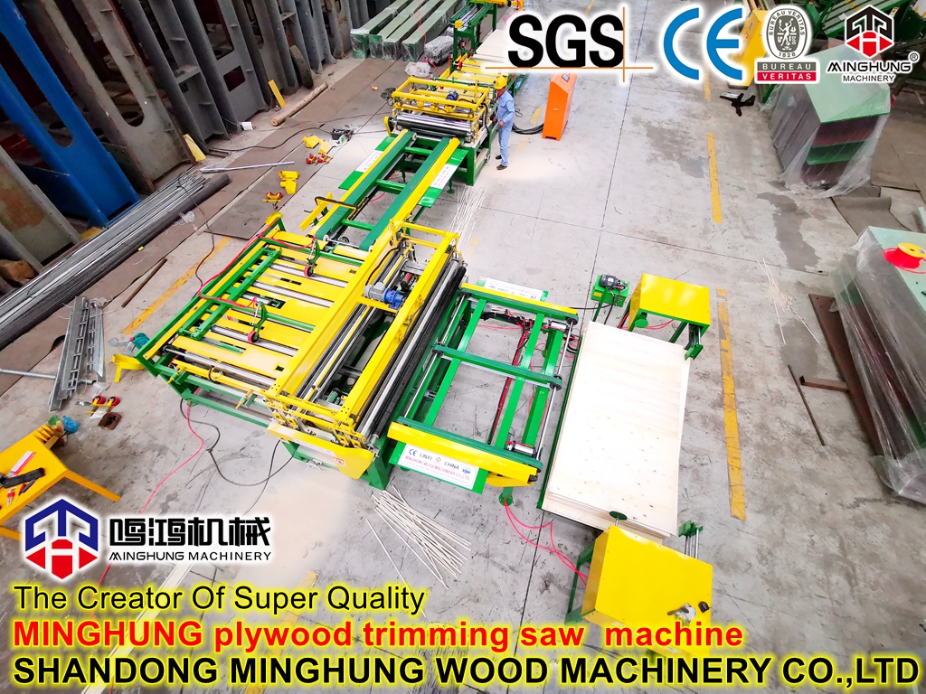 MINGHUNG Máquina de corte de madeira compensada
