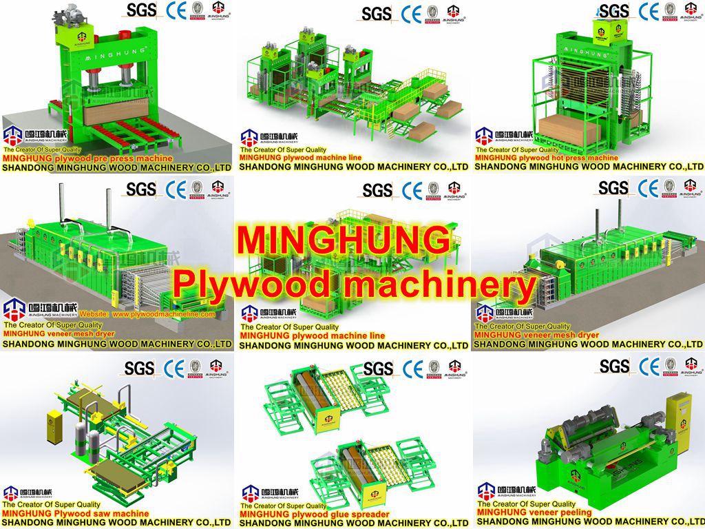 MINGHUNG Linha de produção de compensado