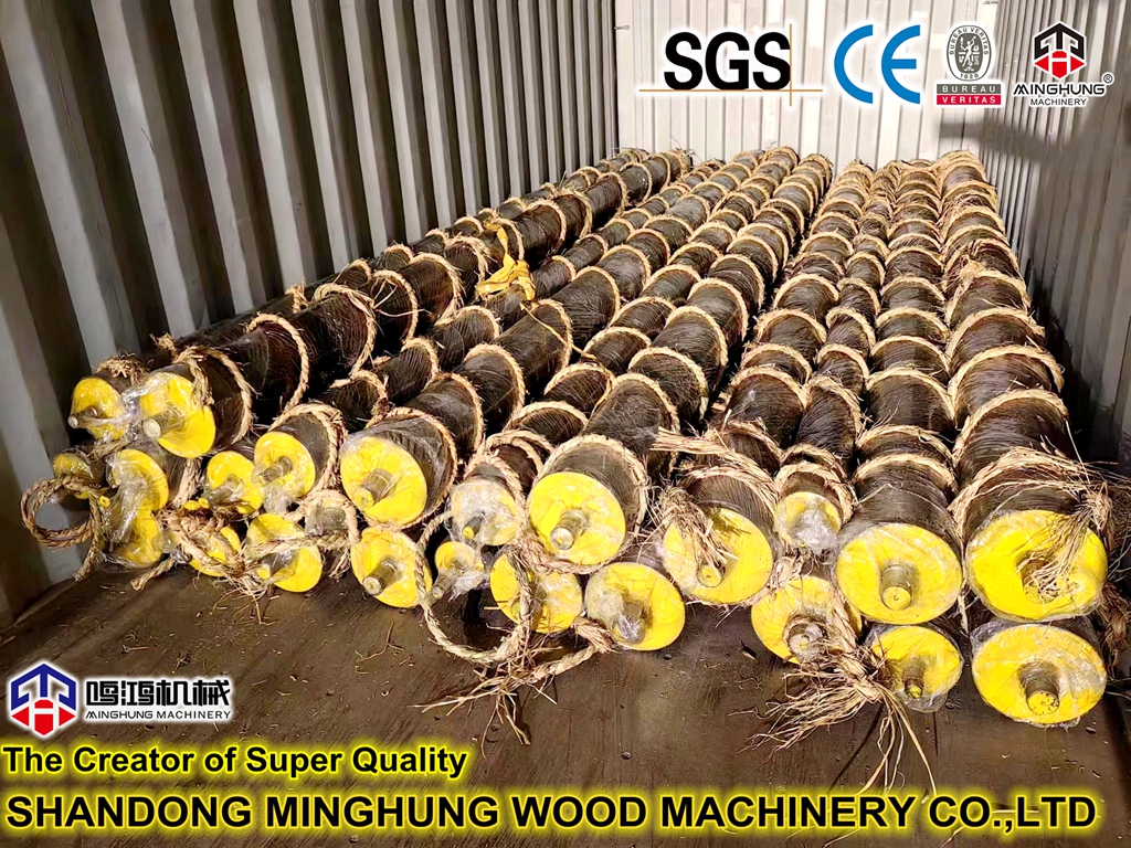 Carregamento da máquina de secagem de folheado