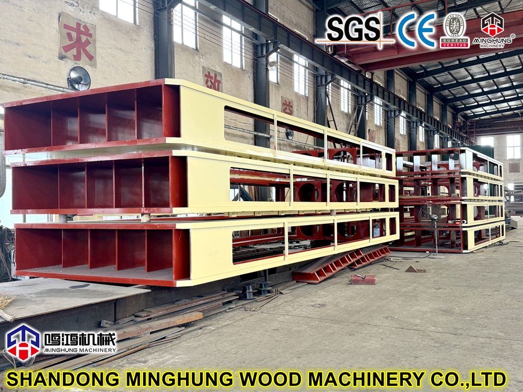 máquina de prensagem a quente de aglomerado mdf osb