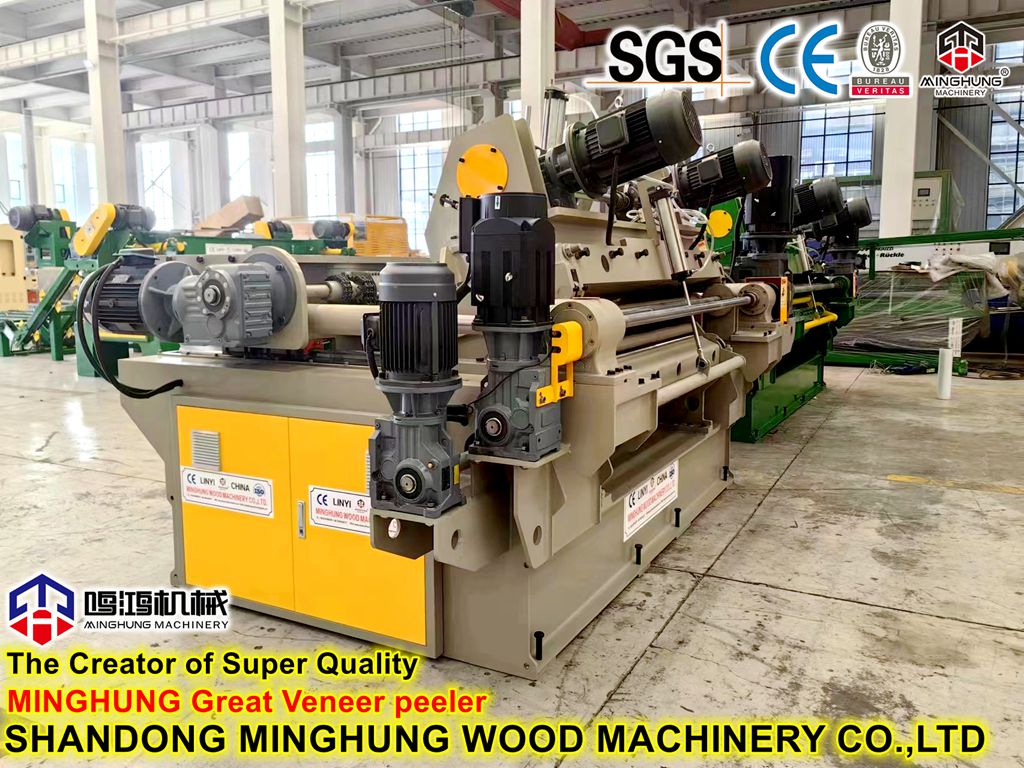 Fuso de 4 pés sem máquina de descascar folheado