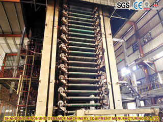 Máquina anual da produção do painel de fibra do MDF HDF da melamina do cartão da saída da segunda mão 150000cbm