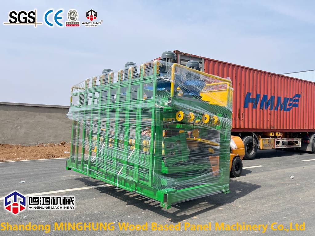 Entrega de empilhador de folheado