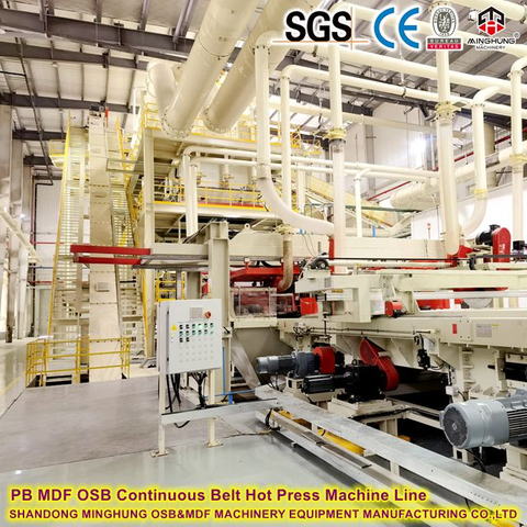  China Super-Fiberboard Pressões quentes contínuas