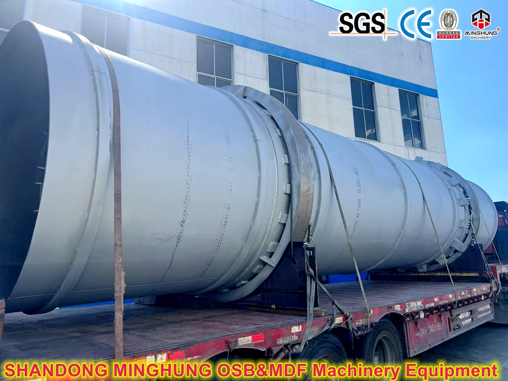 Secador de tambor para produção de partículas OSB MDF