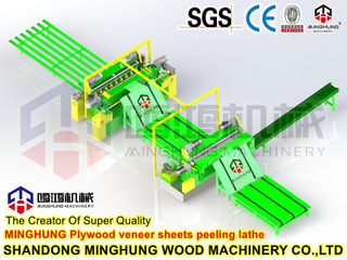 Máquina de descascar madeira compensada de 4 pés para lâminas de folheado