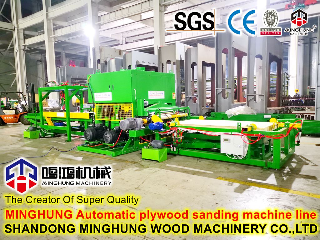 máquina de calibração de lixamento de madeira compensada