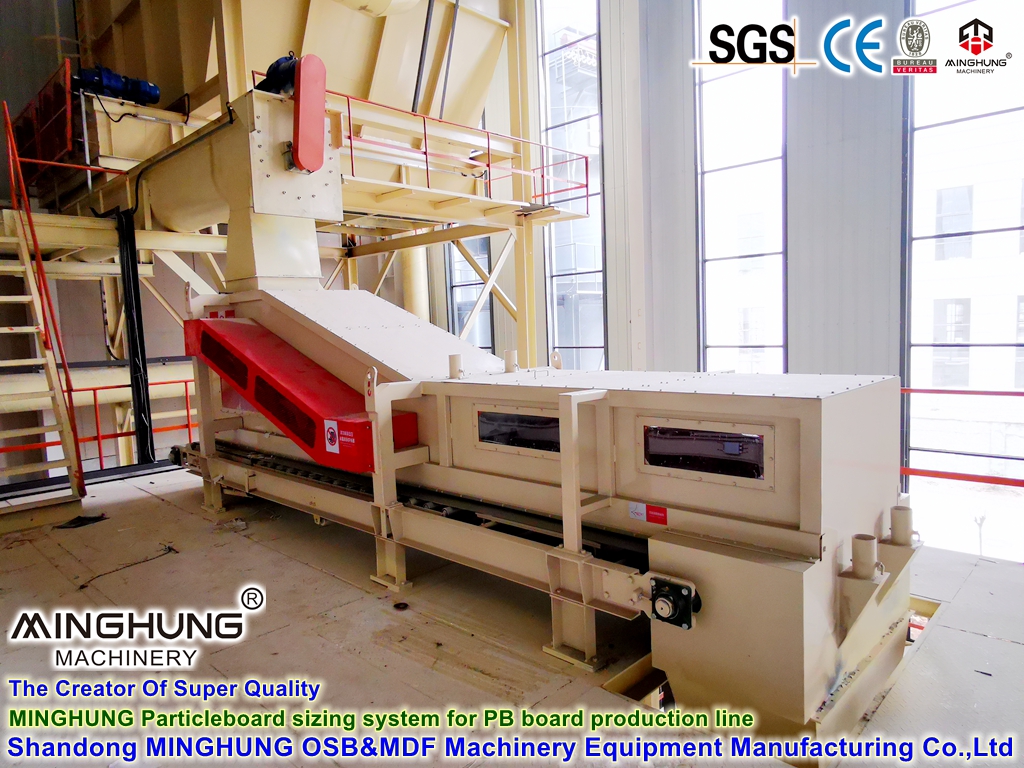 Fabricação de linha de produção China HDF MDF OSB: Máquina misturadora de cola para aglomerado de partículas Máquina misturadora de cola