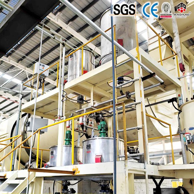 Equipamento de produção de processo completo de 12 mm à prova de fogo com 600m³ diariamente