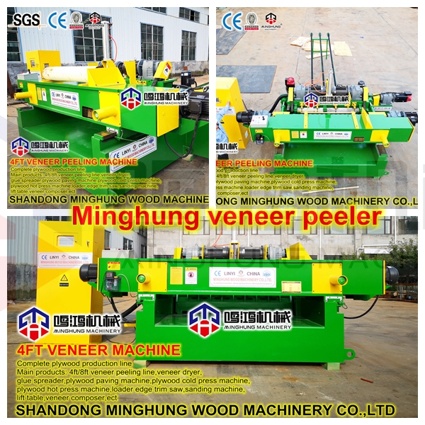 linha de máquina de folheado