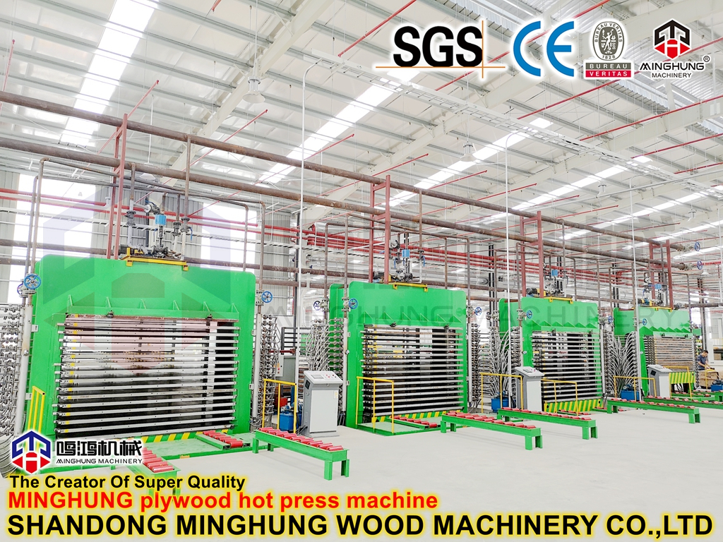 MINGHUNG máquina de prensagem a quente 15LAYER