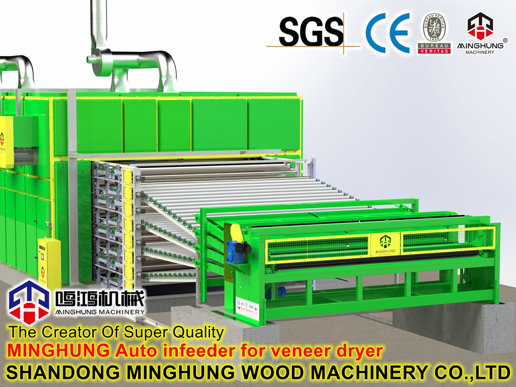 MINGHUNG veneer mesh dryer machine MINGHUNG máquina secadora de malha folheada