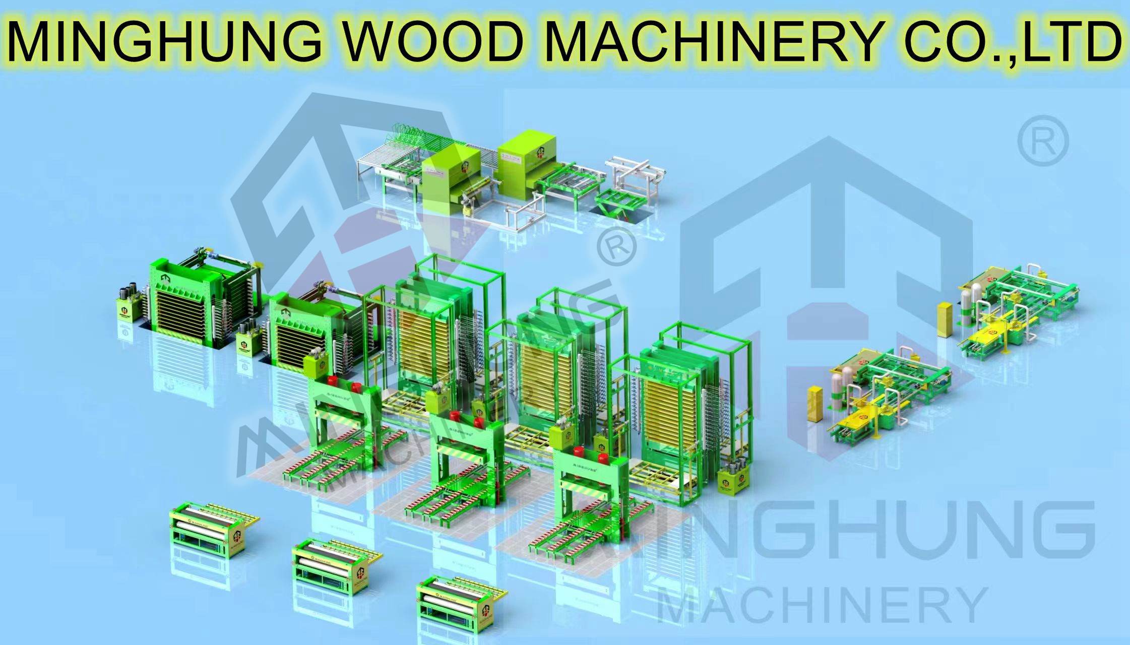 China máquina de compensado MINGHUNG