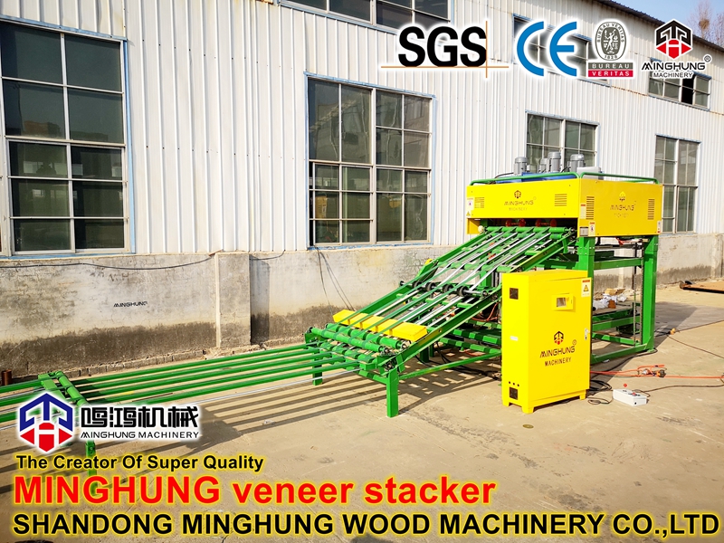 MINGHUNG Empilhador folheado de 4 pés