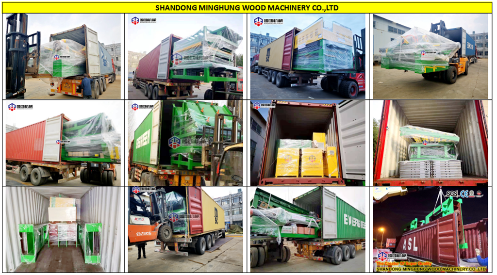 MINGHUNG carregamento de m&aacute;quina de compensado