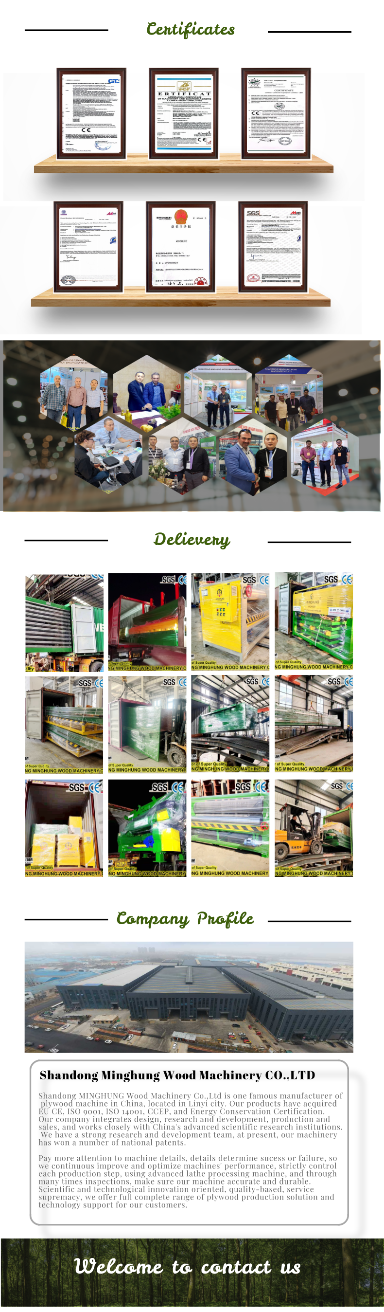 Perfil da empresa Minghung