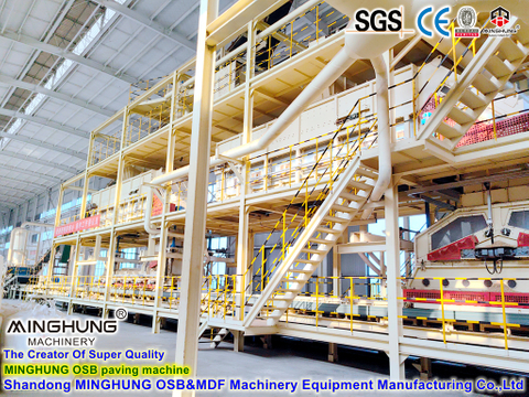 60000m³ Equipamento anual de produção de OSB de baixo custo