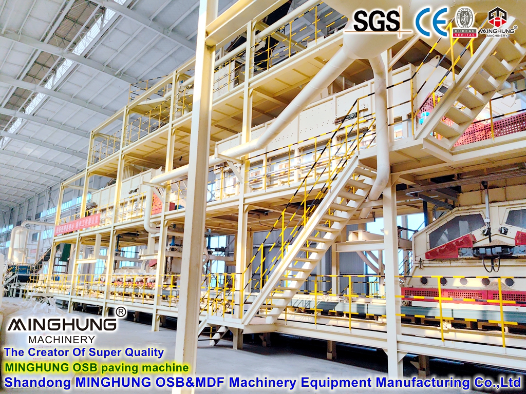 Máquina de pavimentação OSB