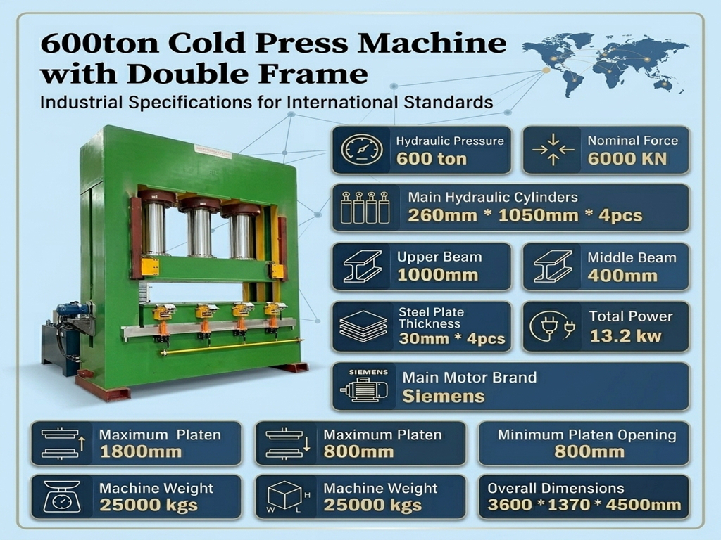 prensa fria 600T