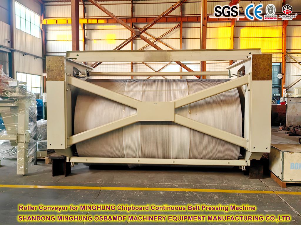 Roller transportador para MINGHUNG Máquina de pressionamento contínuo de chipboard