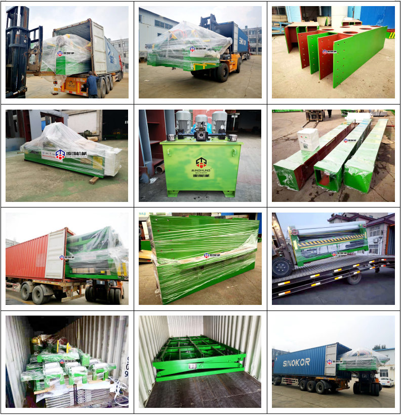 entrega de máquina de compensado