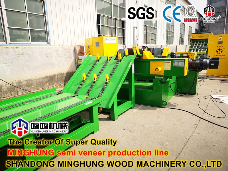 MINGHUNG Linha de produção de semi-folheado