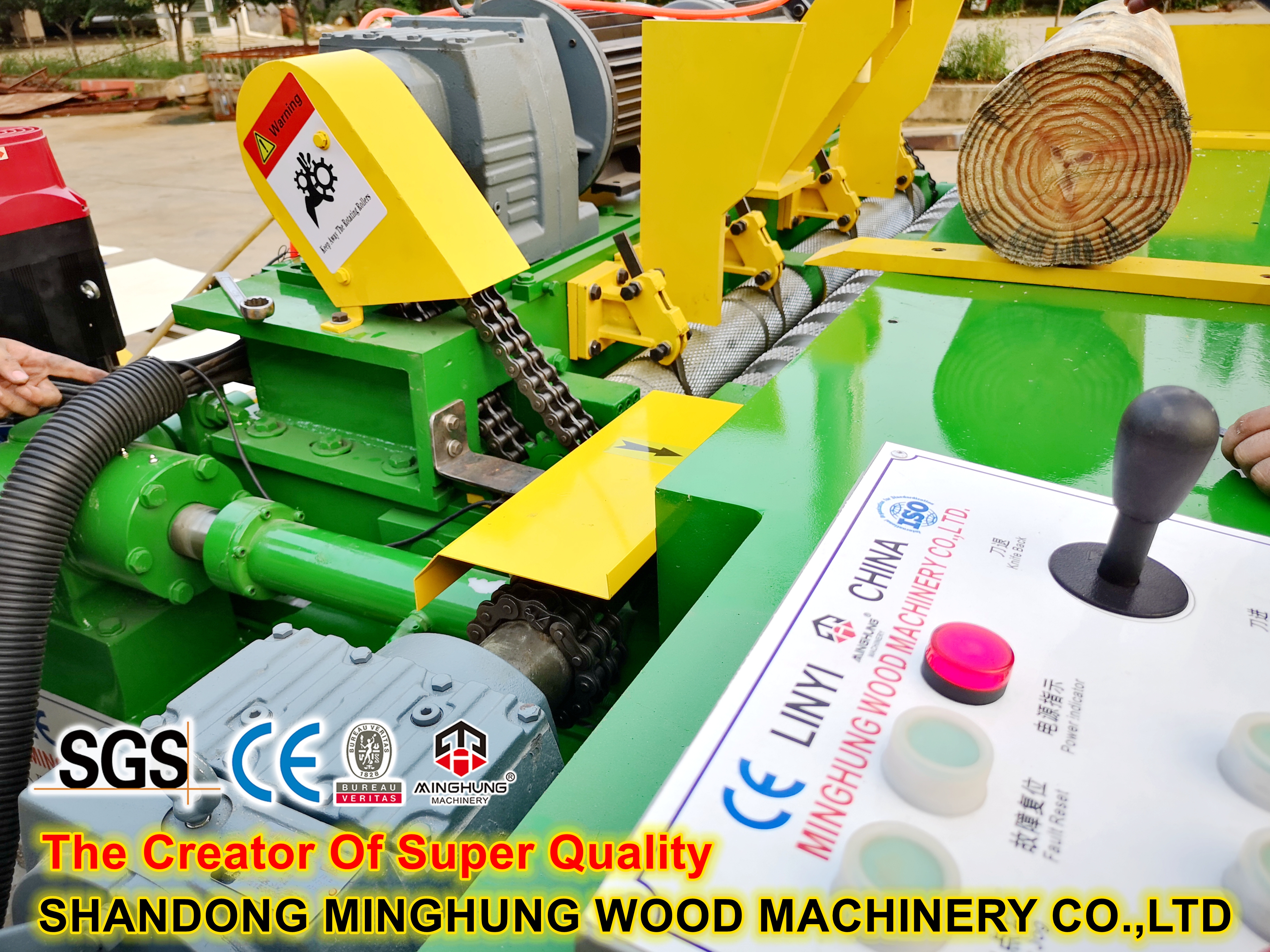 MINGHUNG Detalhe da MÁQUINA DE PEELING