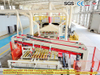 18 Zona de pressão de partícula de partícula contínua Pressioning Machine Servo Sistema Hidráulico