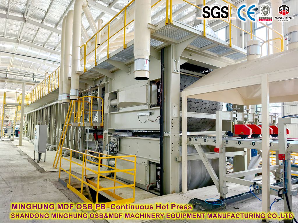 MINGHUNG MDF OSB PB Contínuo Hot Press