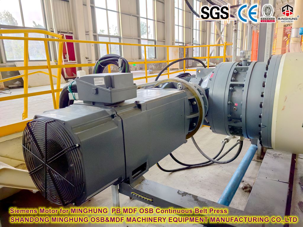 Motor Siemens para MINGHUNG PB MDF OSB Pressão contínua da correia